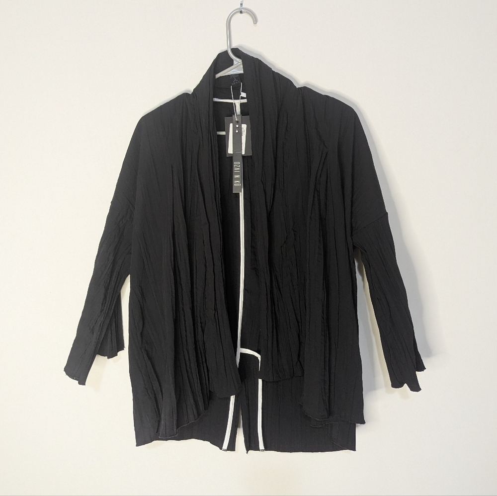 NWT Ozai N KU Women's 1X Crinkle Jacket